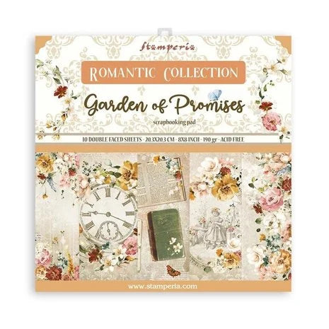Scrapbook papier 20,3x20,3 cm Garden of Promises - Stamperia