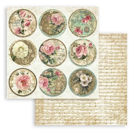 Scrapbook papier 20,3x20,3 cm Precious - Stamperia