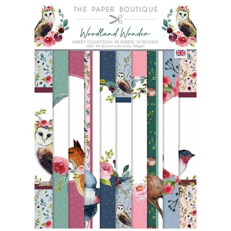 Scrapbook papier A4 Woodland Wonder insert collection - The Paper Boutique