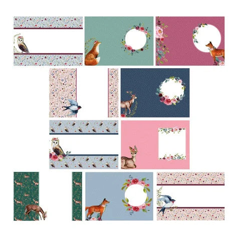 Scrapbook papier A4 Woodland Wonder insert collection - The Paper Boutique