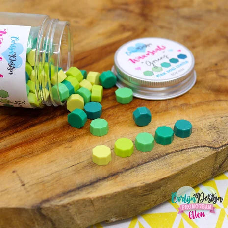 Waxzegel melts Greens - Carlijn Design