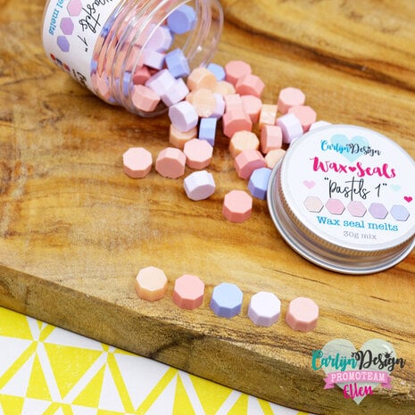 Waxzegel melts Pastels 1 - Carlijn Design