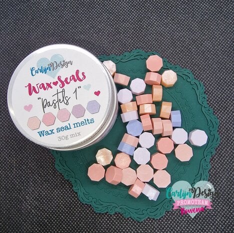 Waxzegel melts Pastels 1 - Carlijn Design