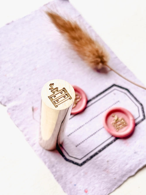 Waxzegel stempel At Home - Nikki Dotti