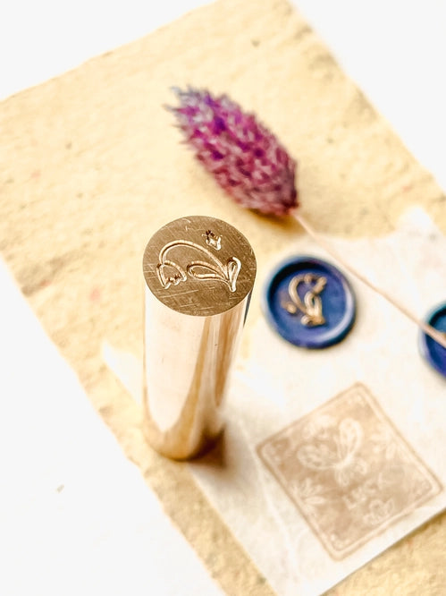 Waxzegel stempel Flowers - Nikki Dotti