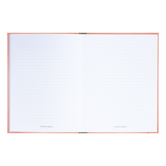 Notebook Wonderland Peach Butterbird - Pimpelmees