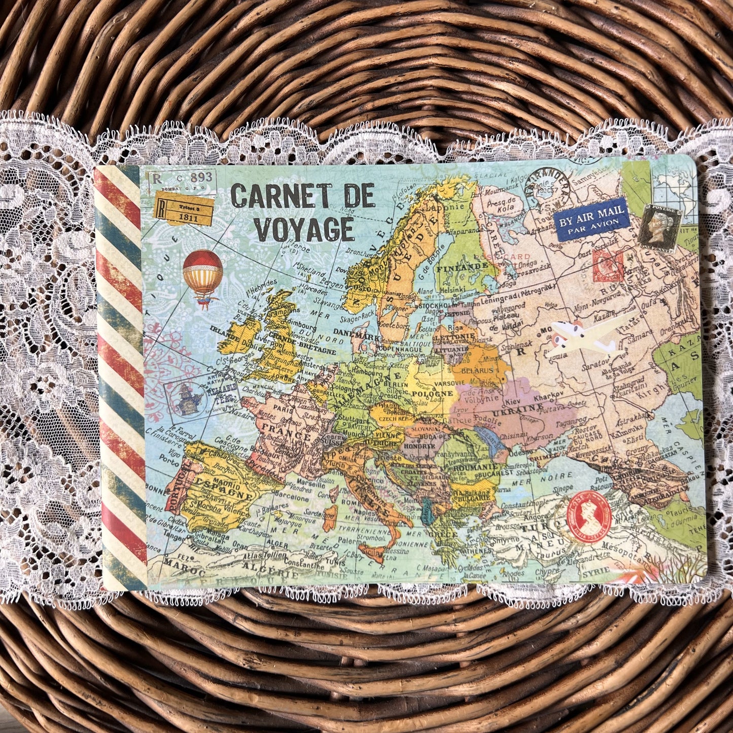 Geïllustreerd notitieboekje Europe - Gwenaëlle Trolez Créations