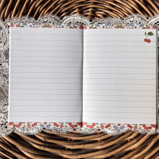 Geïllustreerd notitieboekje Cerises - Gwenaëlle Trolez Créations
