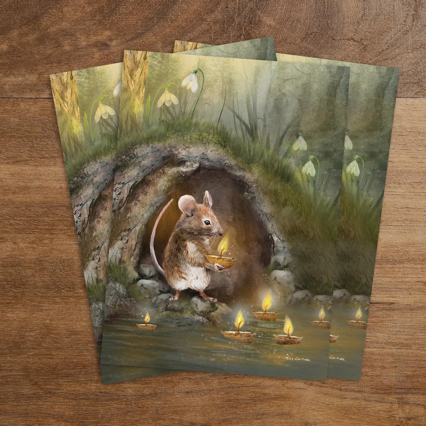 Kaart Candlemouse - Iris Esther