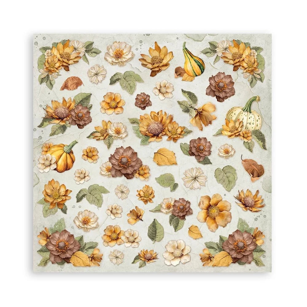 Scrapbook papier 20,3x20,3 cm Golden Harmony - Stamperia