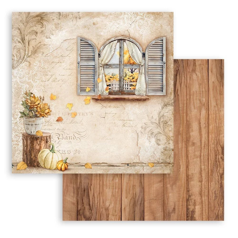 Scrapbook papier 20,3x20,3 cm Golden Harmony - Stamperia