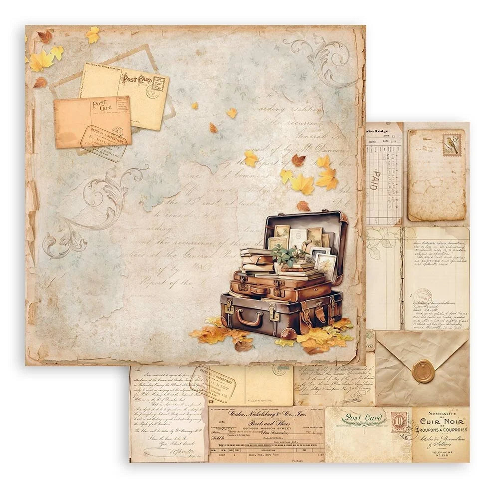 Scrapbook papier 20,3x20,3 cm Golden Harmony - Stamperia
