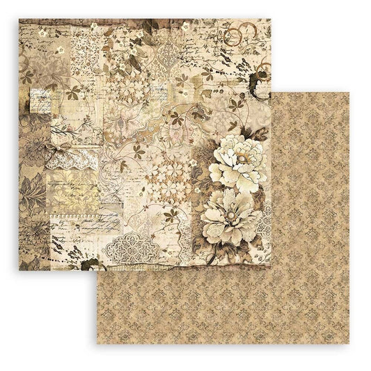 Scrapbook papier 20,3x20,3 cm Old Lace - Stamperia
