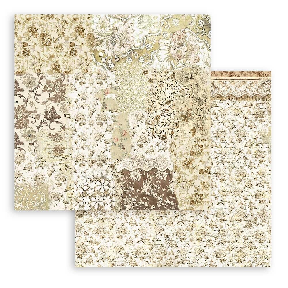 Scrapbook papier 20,3x20,3 cm Old Lace - Stamperia
