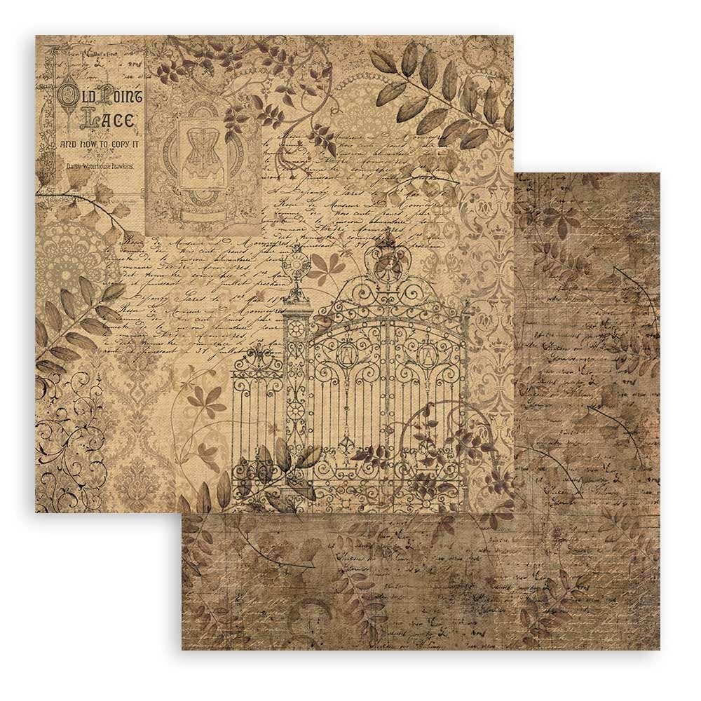 Scrapbook papier 20,3x20,3 cm Old Lace - Stamperia