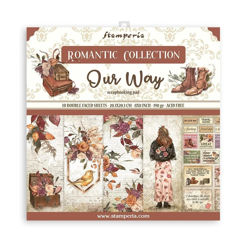 Scrapbook papier 20,3x20,3 cm Our Way - Stamperia