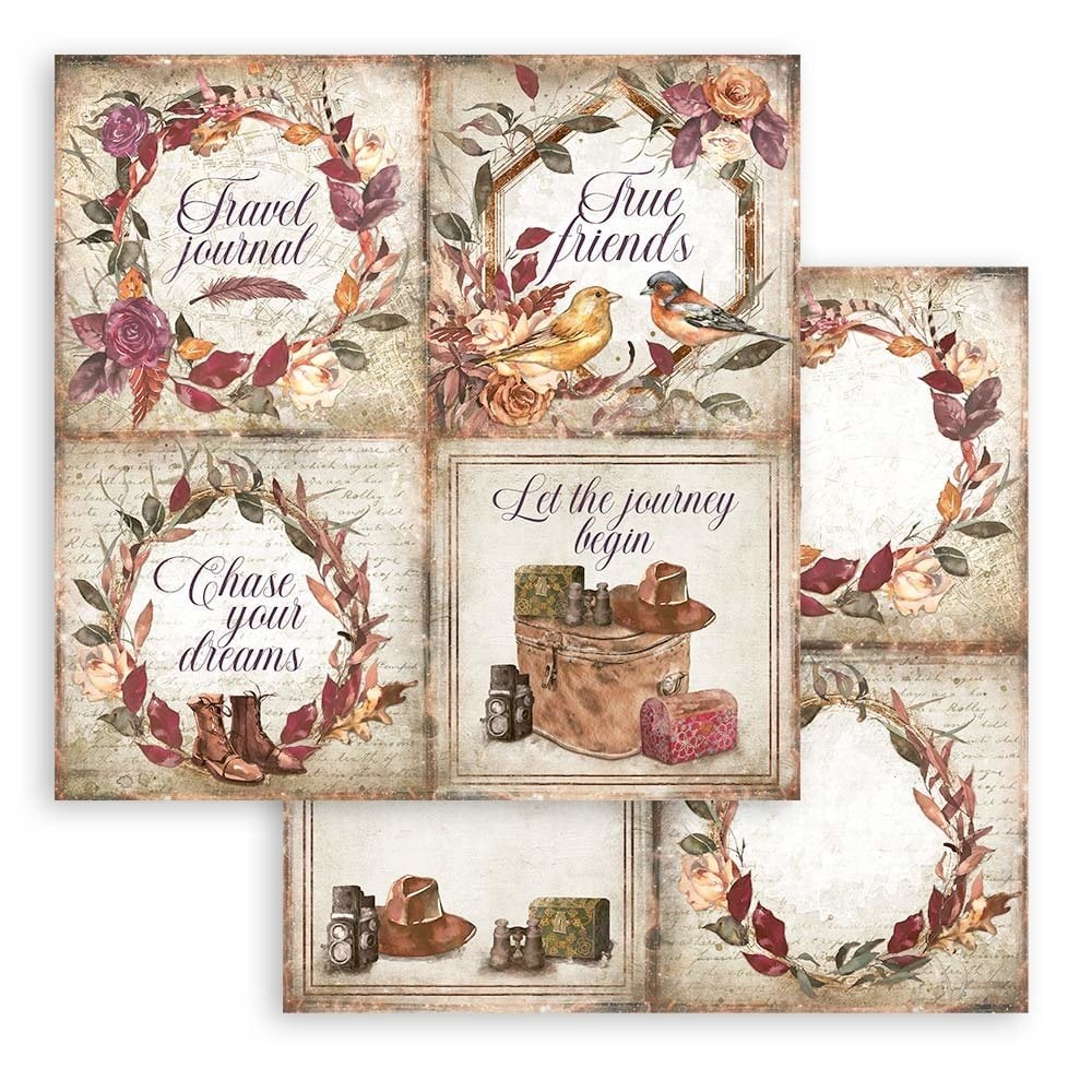 Scrapbook papier 20,3x20,3 cm Our Way - Stamperia
