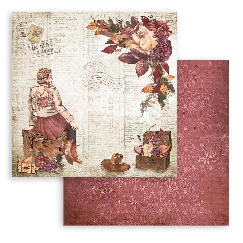 Scrapbook papier 20,3x20,3 cm Our Way - Stamperia