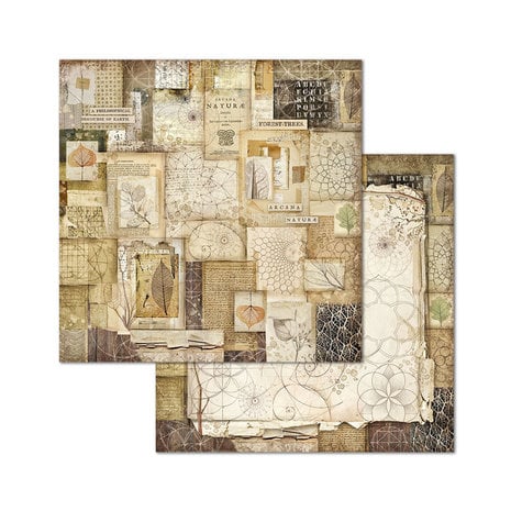 Scrapbook papier 20,3x20,3 cm Forest - Stamperia