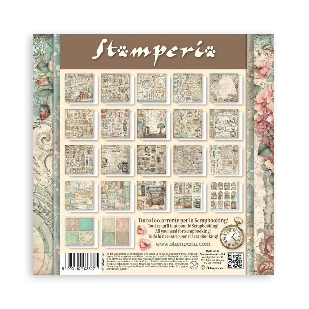 Scrapbook papier 20,3x20,3 cm eenzijdig Brocante Antiques - Stamperia