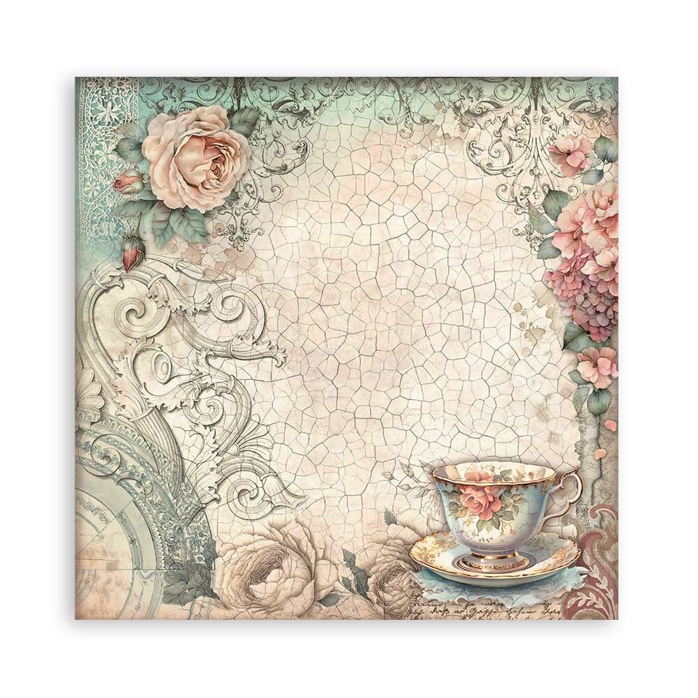 Scrapbook papier 20,3x20,3 cm eenzijdig Brocante Antiques - Stamperia
