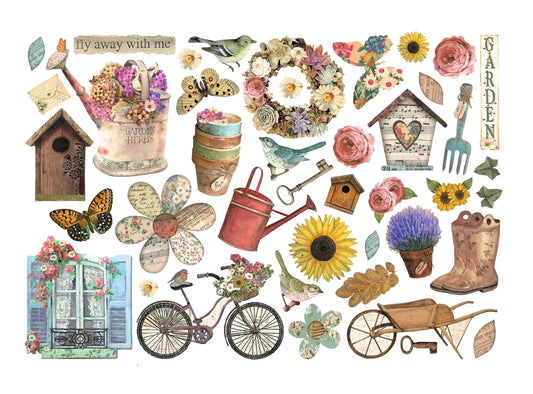 Labels Ephemera Garden - Stamperia