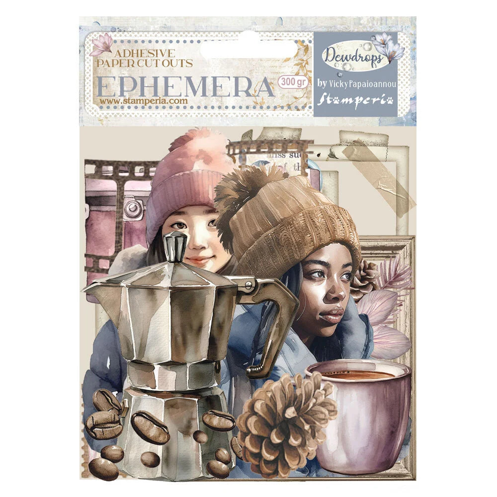 Labels Ephemera Dewdrops - Stamperia