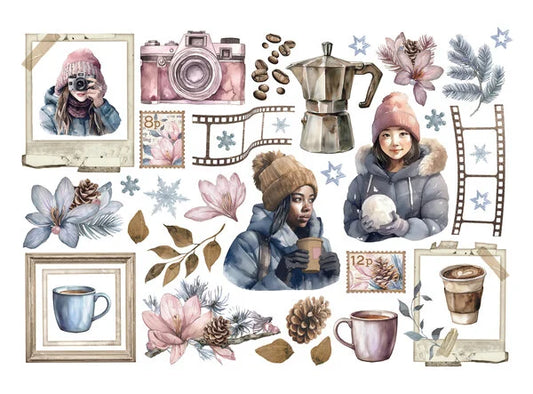 Labels Ephemera Dewdrops - Stamperia