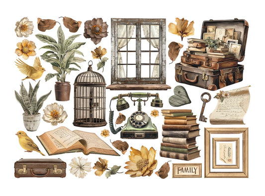 Labels Ephemera Golden Harmony - Stamperia