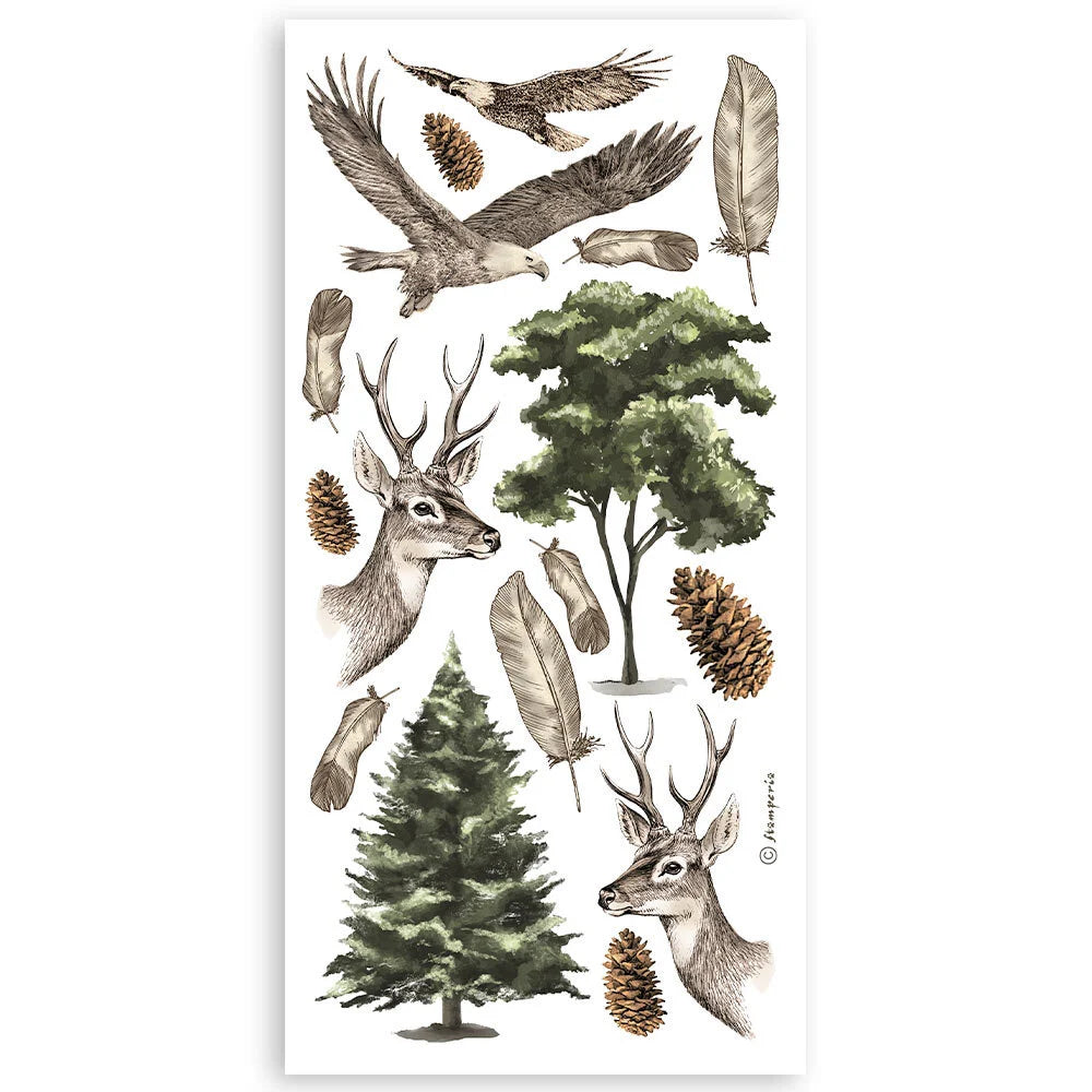 Paper cut-outs Forest - Stamperia