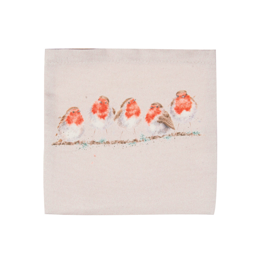 Opvouwbare shopper Roodborstjes Jolly Robin - Wrendale