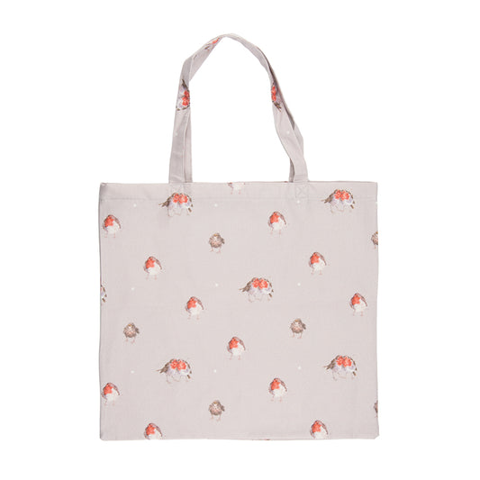 Opvouwbare shopper Roodborstjes Jolly Robin - Wrendale