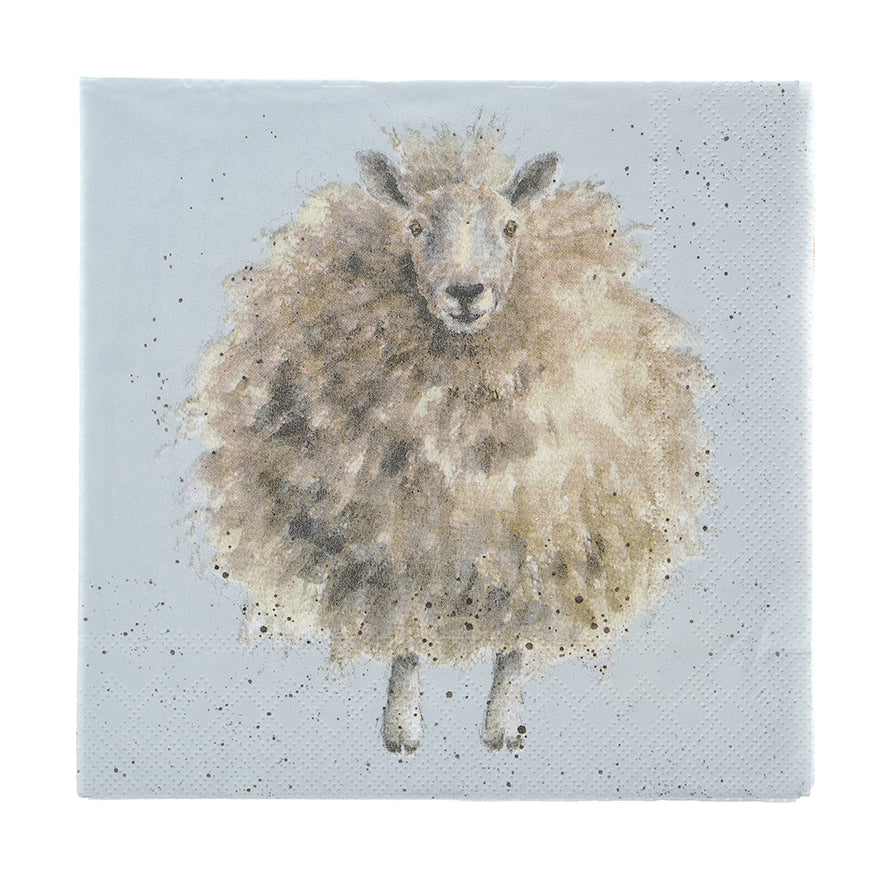 Servetten lunch schaap the Woolly Jumper- Wrendale