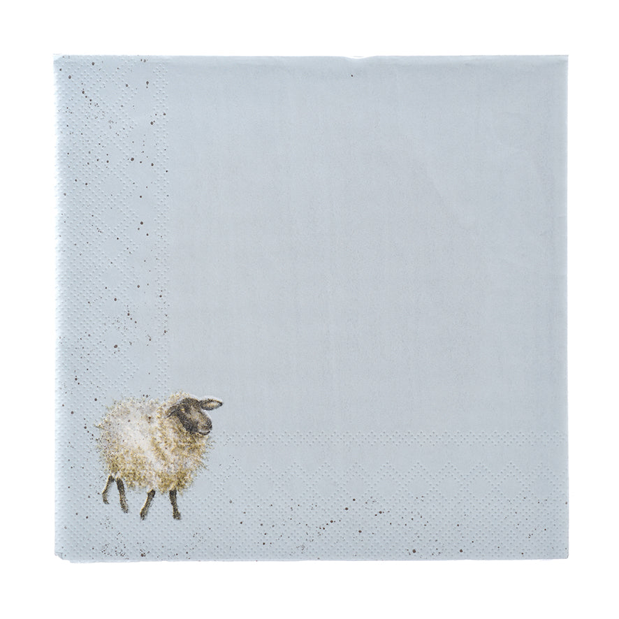 Servetten lunch schaap the Woolly Jumper- Wrendale