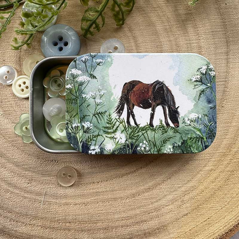 Mini blikje Horse and Cow Parsley - Alex Clark