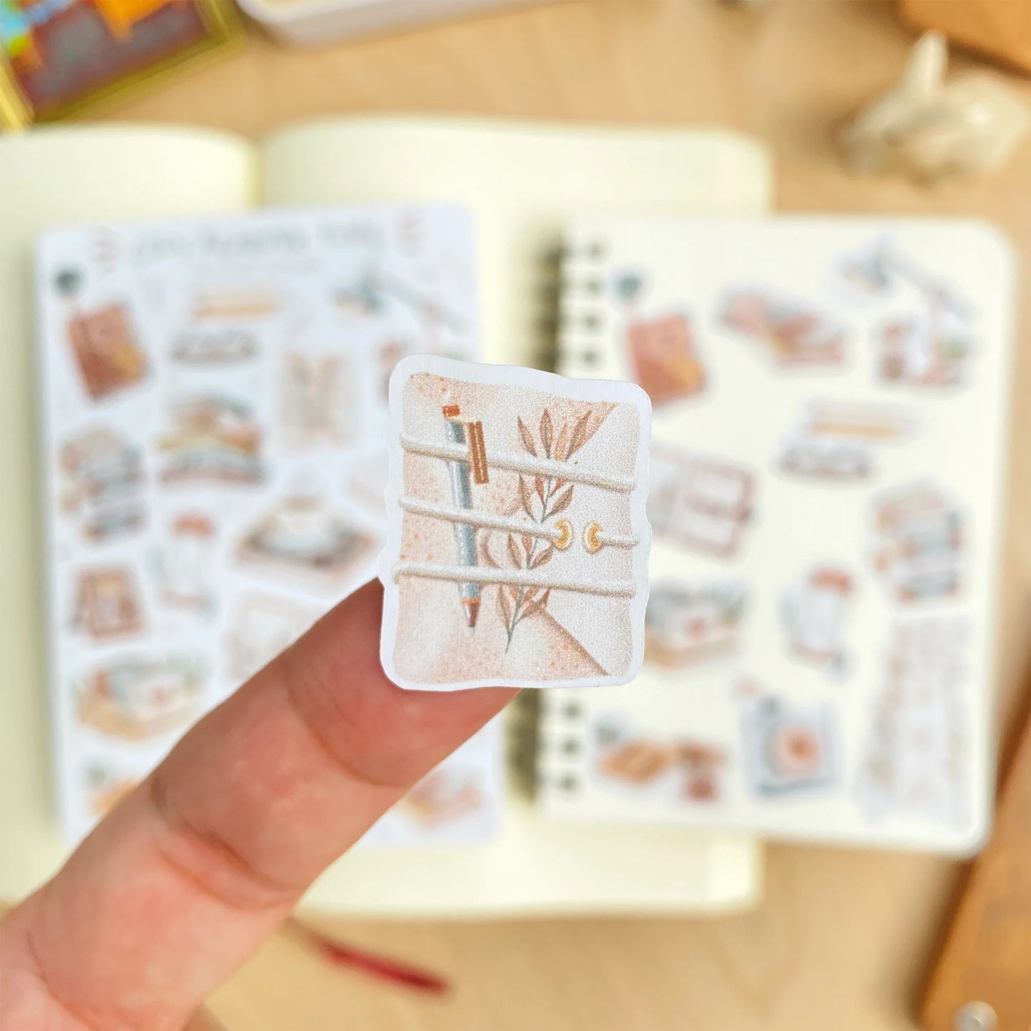 Stickervel Reading Time Cozy Reading Time - LETTOOn