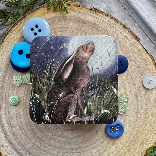 Vierkant blikje Moon Gazing Hare - Alex Clark