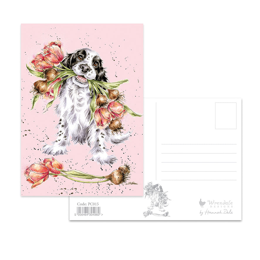 Kaart Hond Blooming With Love - Wrendale