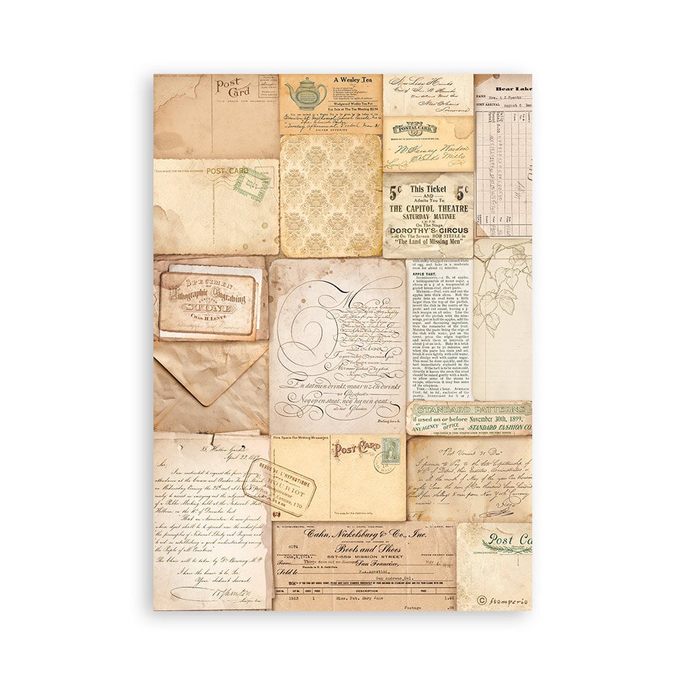 Washi Pad Golden Harmony - Stamperia