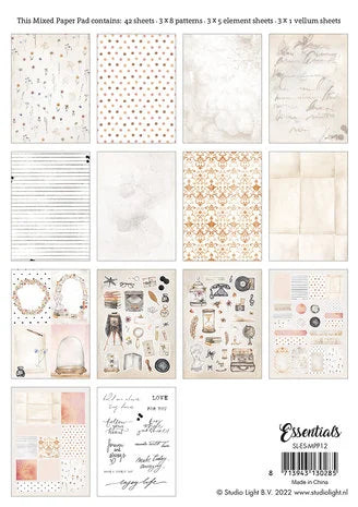 Mixed Paper Pad Essentials - Studio Light