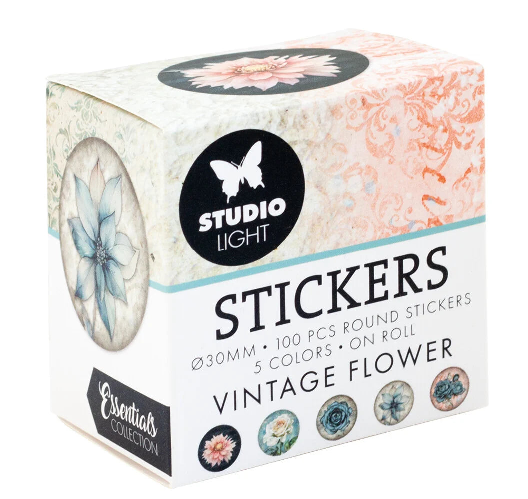 Stickers Vintage Flower - Studio Light