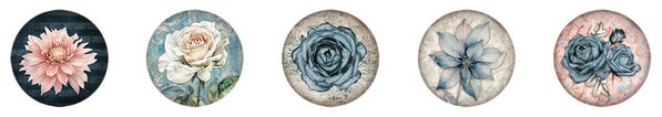 Stickers Vintage Flower - Studio Light