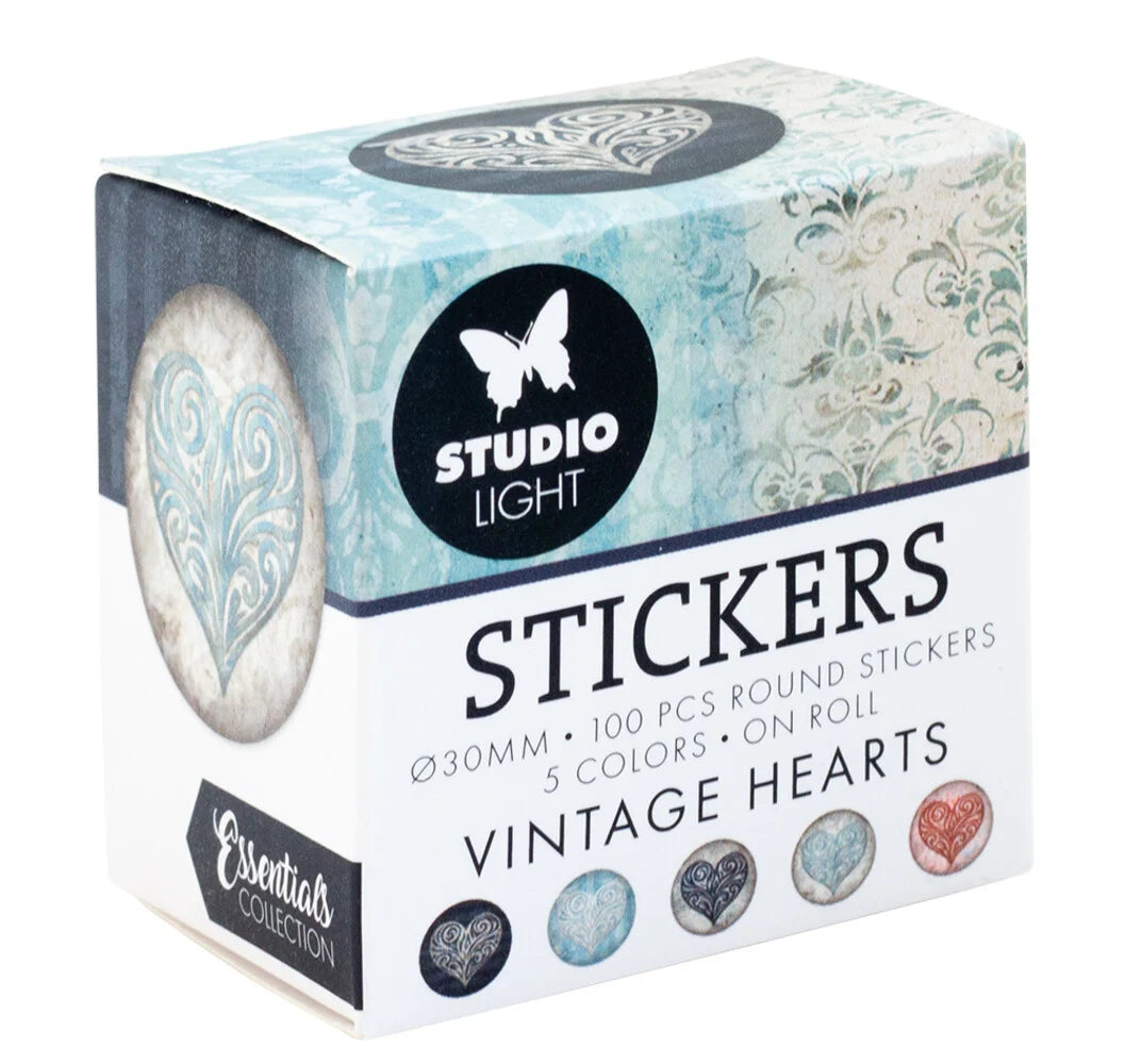 Stickers Vintage Heart - Studio Light