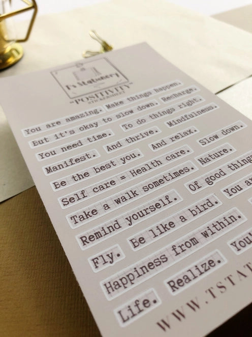 Stickervel Positieve stickers - T's Stationery