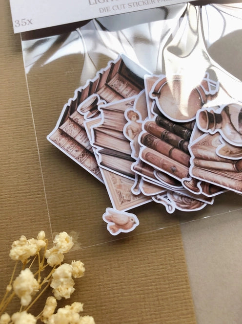 Stickerpakket Light Academia - T's Stationery
