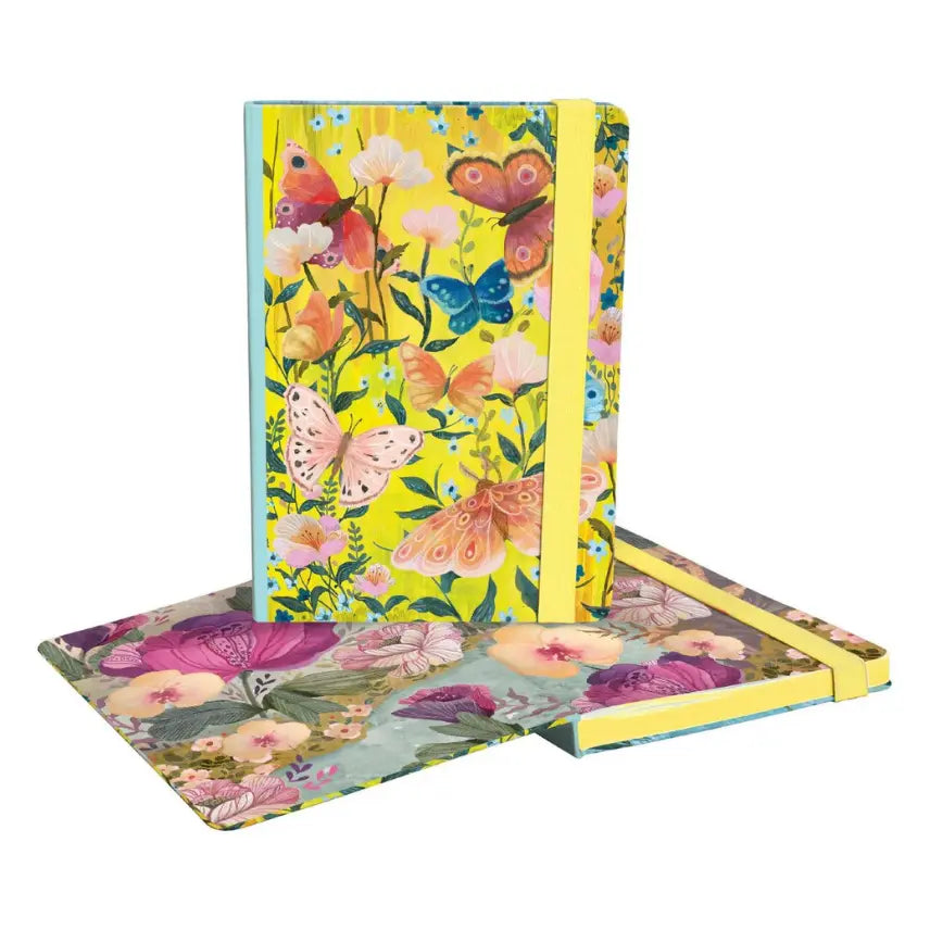 Notitieboek blanco A5 Butterfly Ball Sunshine - Roger la Borde