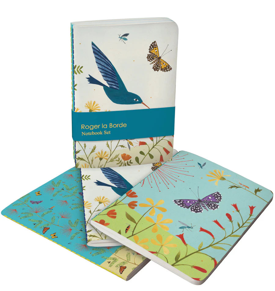Set A6 notitieboekjes Hummingbird - Roger la Borde