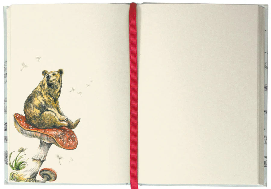 Geïllustreerd notitieboek Flying Bear - Roger la Borde