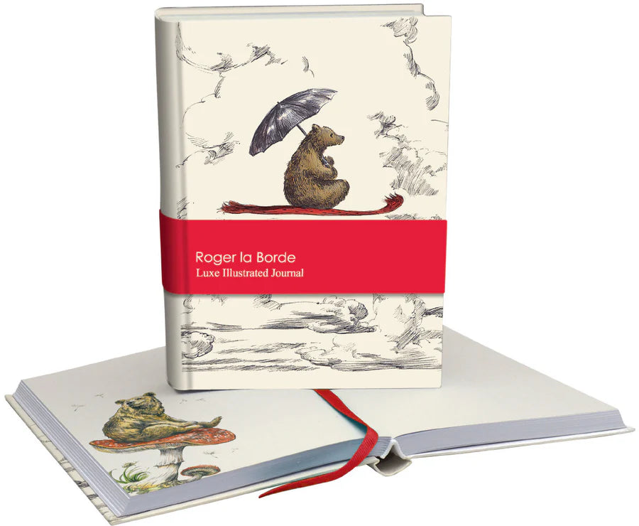 Geïllustreerd notitieboek Flying Bear - Roger la Borde