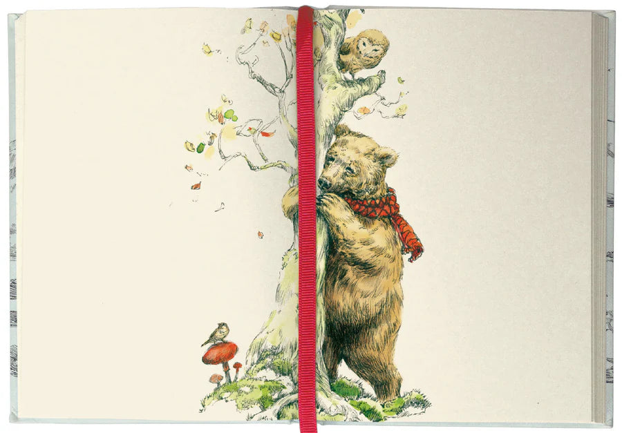 Geïllustreerd notitieboek Flying Bear - Roger la Borde
